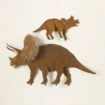 Triceratops Garden Sculpture - Set Of 2 2