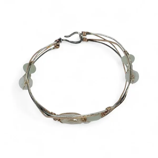 Braided Moonstone Cuff 2