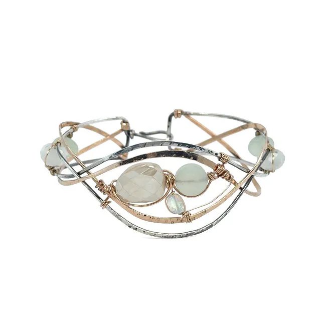 Robert Kline Art Handmade Gift Ideas 6 Braided Moonstone Cuff