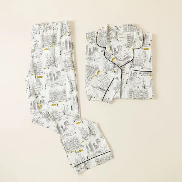 City That Never Sleeps Pajama Set 1