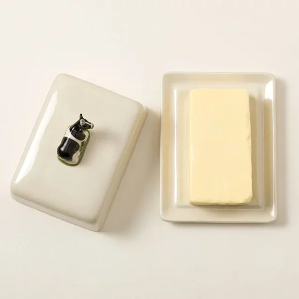 Cow Butter Dish 3