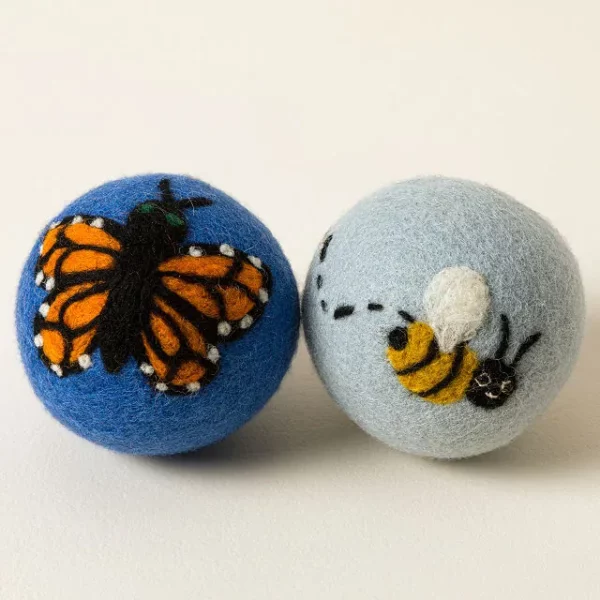 Hand Felted Wool Dryer Balls 2