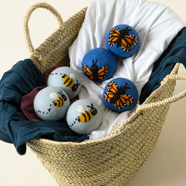 Robert Kline Art Handmade Gift Ideas 5 Hand Felted Wool Dryer Balls