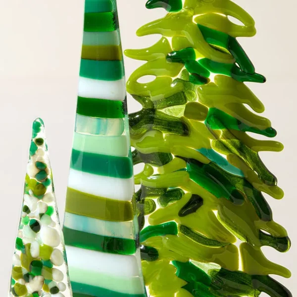 Handmade Glass Christmas Tree 1