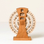 History Everyday Interactive Qr Wood Calendar 1