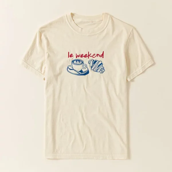 Le Weekend Embroidered T-shirt 2