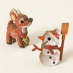 Mini Holiday Friends 3d Kit - Set Of 2