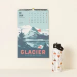 National Parks Calendar With Tearaway Art