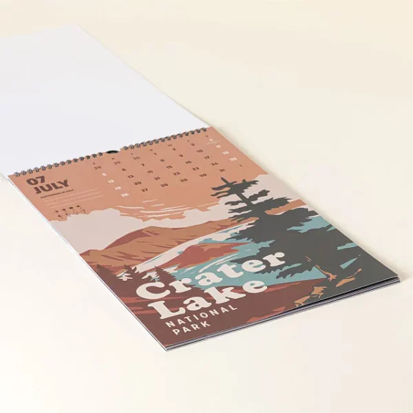 National Parks Calendar With Tearaway Art 3