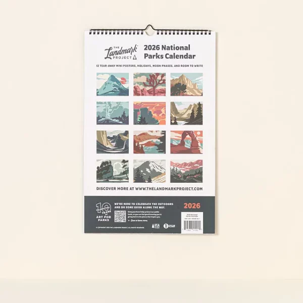 National Parks Calendar With Tearaway Art 4