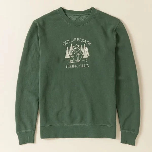 Out Of Breath Hiking Club Sweatshirt 2