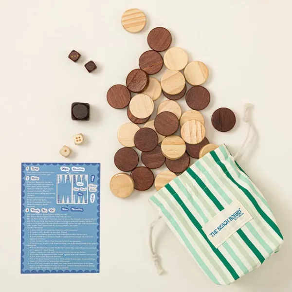 Premium Backgammon On The Beach Towel & Pieces 3