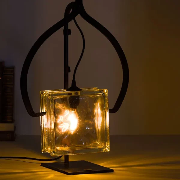 Reclaimed Ice Tong Table Lamp 2