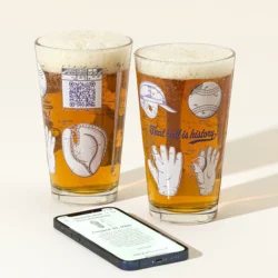 Baseball Every Day Interactive Qr Glass