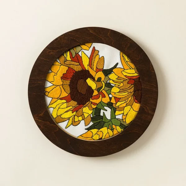 Beginners Botanical Embroidery By Numbers Kit 3