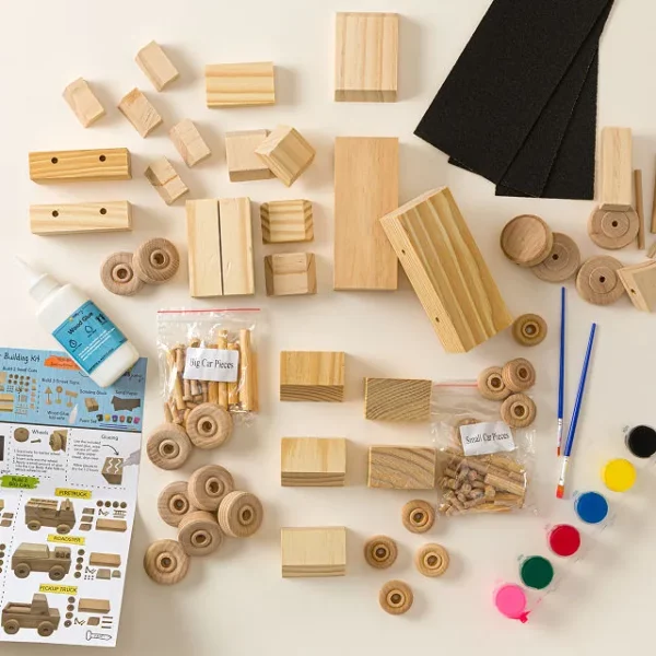 Craft & Cruise Wooden Car Building Kit 2