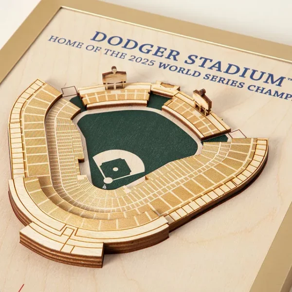 Dodgers' 2025 World Series Champions Stadium Art 1