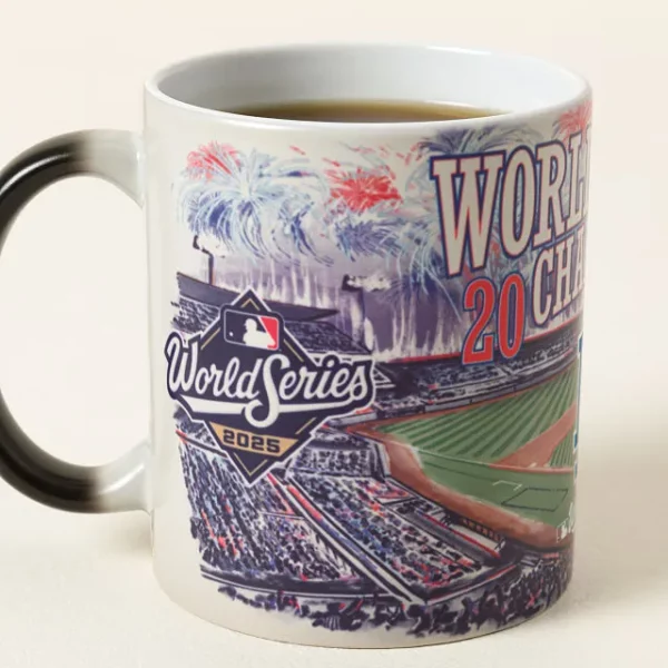 Dodgers' 2025 World Series Color Changing Mug 2