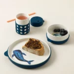 Sea, Eat, And Store Ceramic Dinnerware Set
