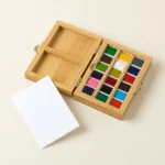 Travel Bamboo Watercolor Paint Set