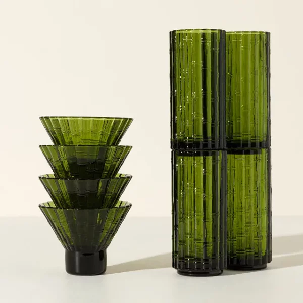 Bamboo Cocktail Glasses – Set Of 4 2