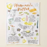Butter Recipe Dish Towel 2