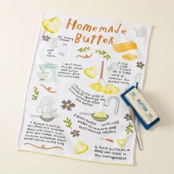 Butter Recipe Dish Towel