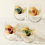 Drinking Dreidel Glasses - Set Of 4 2