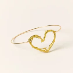 Intertwined Heart Bracelet