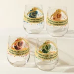 Sip & Spin Dreidel Glasses - Set Of 4