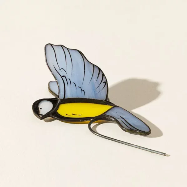 Stained Glass Bird Pot Hugger 1