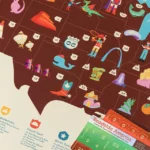 Unexpected Road Trip Adventure Map 1