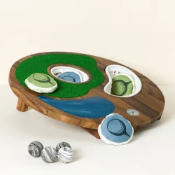 2-in-1 Golf & Cornhole Outdoor Toss Game
