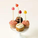Beeswax Mushroom Birthday Candle Set