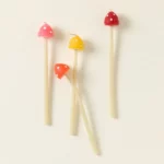 Beeswax Mushroom Birthday Candle Set 2