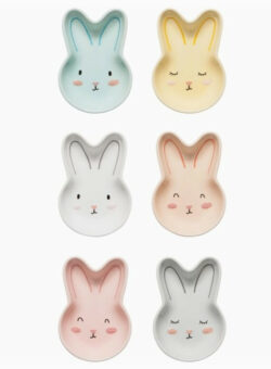 Bunny Pinch Bowls, Set Of 6