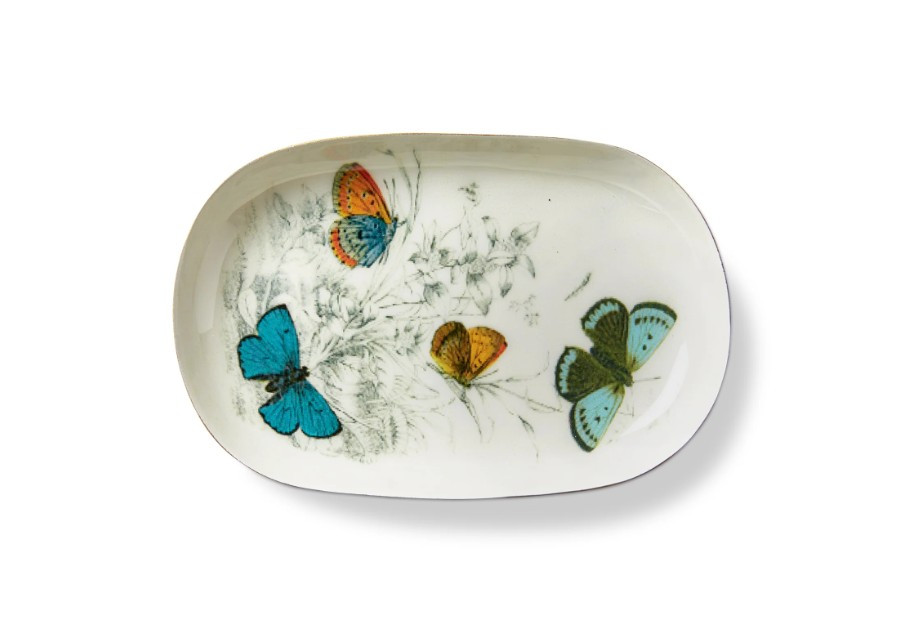 Butterfly Metal Trinket Tray Butterfly Metal Trinket Tray