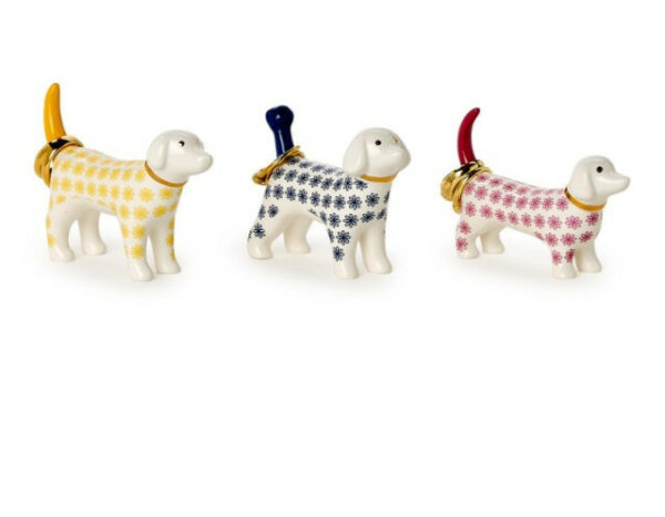 Ceramic 'posh Pooch' Dachshund Ring Holder 4