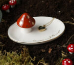 Ceramic Toadstool Ring Dish