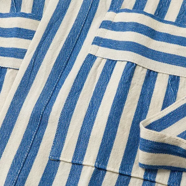 Coastal Stripe Turkish Cotton Robe 2