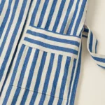 Coastal Stripe Turkish Cotton Robe 3