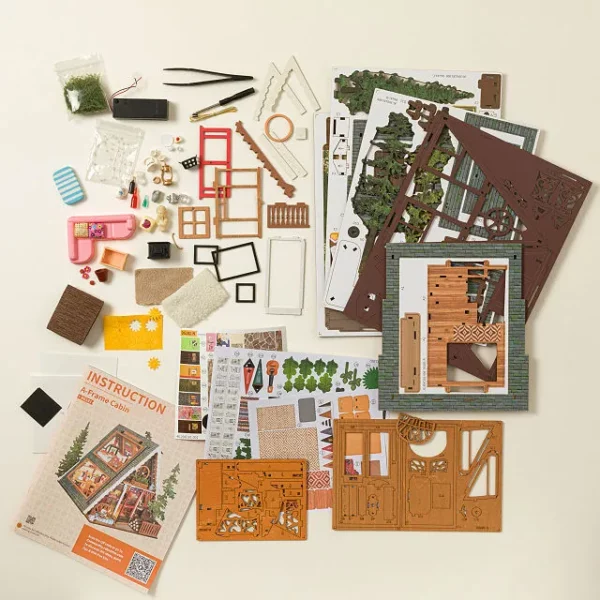 Cozy A-frame Cabin Diy Building Kit 3