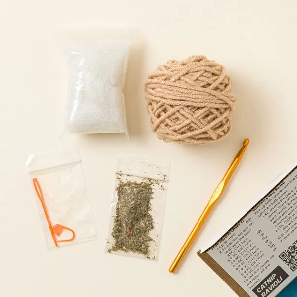 Crochet Your Own Catnip Ravioli Toy 2