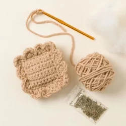 Crochet Your Own Catnip Ravioli Toy