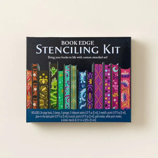 Diy Book Edge Stenciling Kit 3