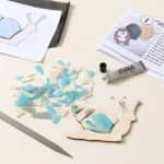 Diy Stained Glass Mosaic Plant Stake Kit 1