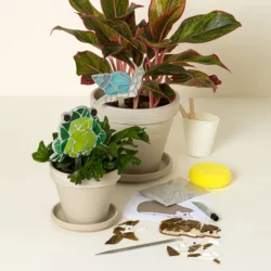 Diy Stained Glass Mosaic Plant Stake Kit