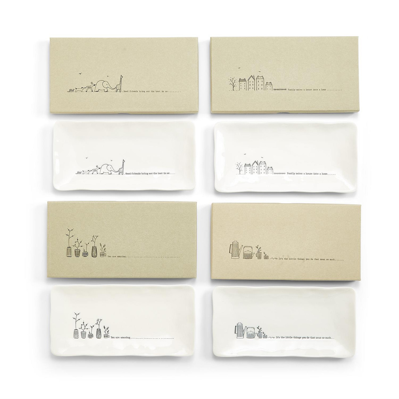 East Of India Long Trinket Tray In Gift Box East Of India Long Trinket Tray In Gift Box