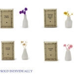 East Of India Matchbox Vase With Flowers