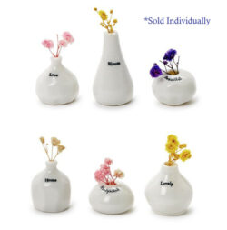 East Of India Small Vase With Flowers